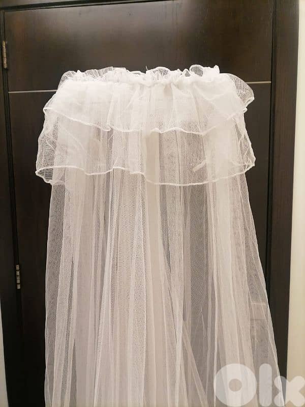 wooden mosquito net for kids with stand 1