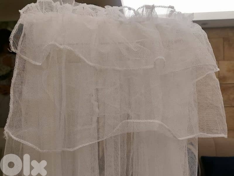 wooden mosquito net for kids with stand 2