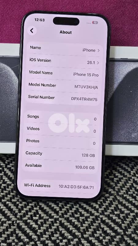 iphone 15 pro 128gb original 3