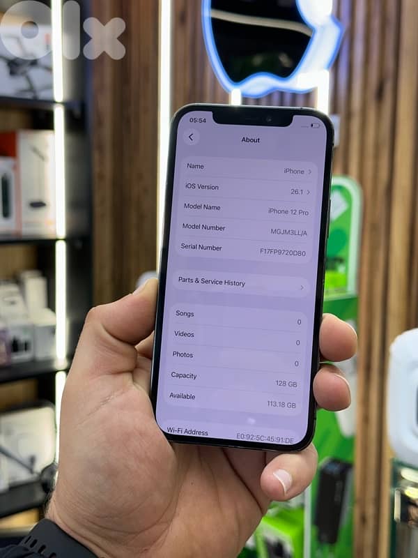 iPhone 12 Pro 128Gb no face id battery 85% used like new 2