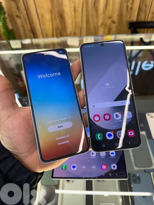 Samsung Galaxy Z fold 6 & Z Flip 6 256Gb super clean 5
