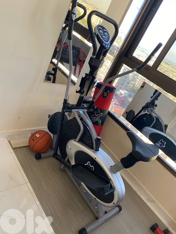 Gym equipment for sale! Treadmill, elliptical, home gym, single cable. 1