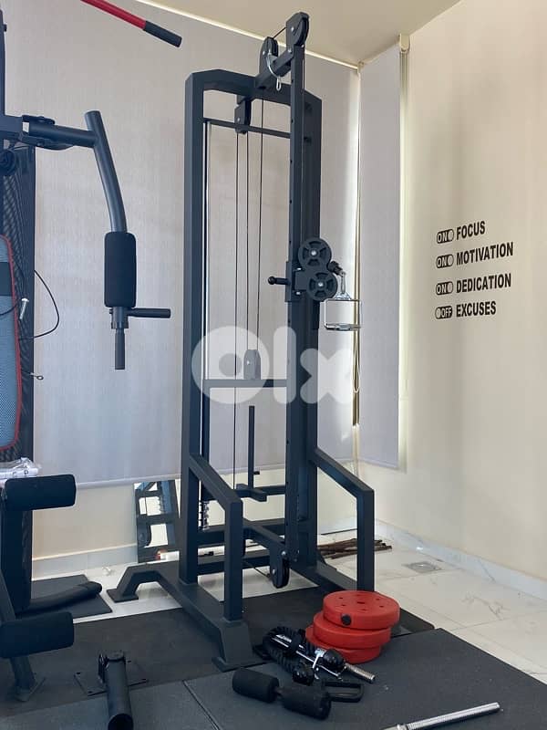 Gym equipment for sale! Treadmill, elliptical, home gym, single cable. 2