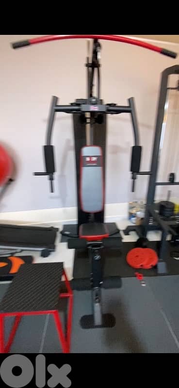 Gym equipment for sale! Treadmill, elliptical, home gym, single cable. 3