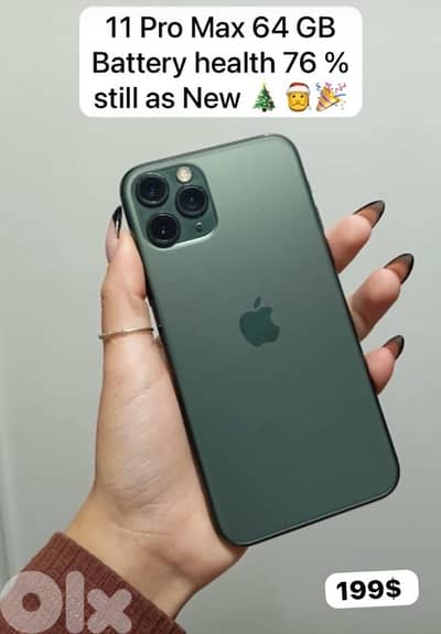 11 Pro Max 64 GB 199$ still as new