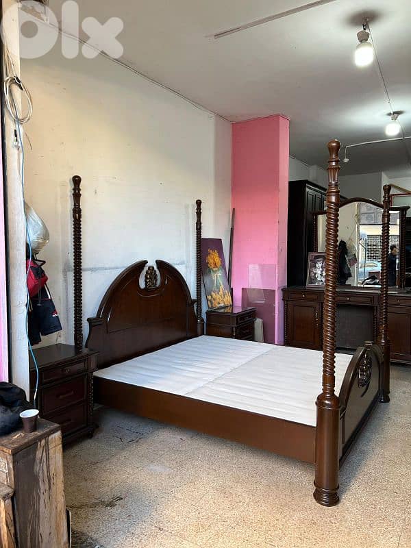 اوضة نوم خشب زان ولاتي كلا ملبسة قشرة سنديان 1