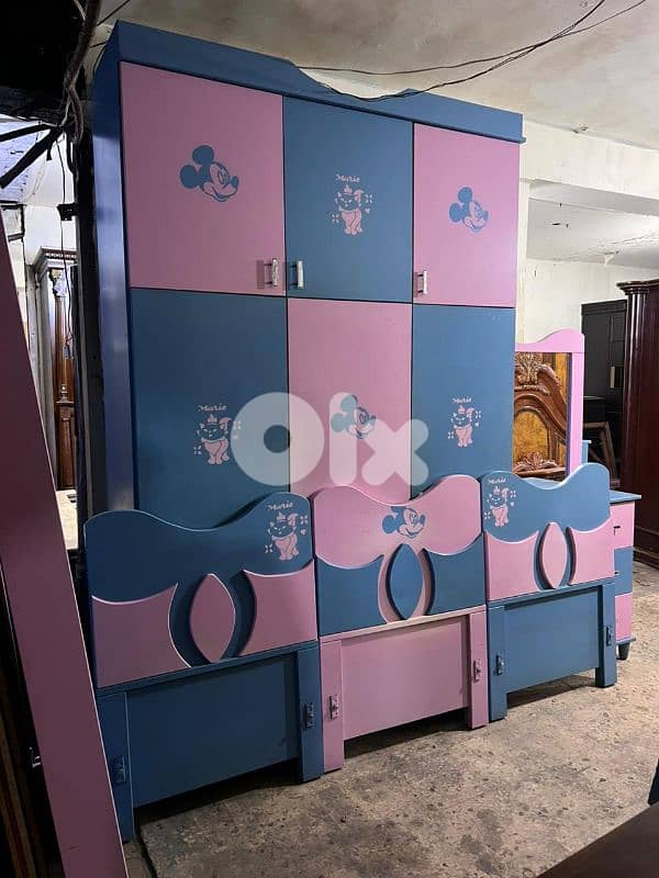 اوضة نوم ولادي 3 تخوت كتير مرتبة 1