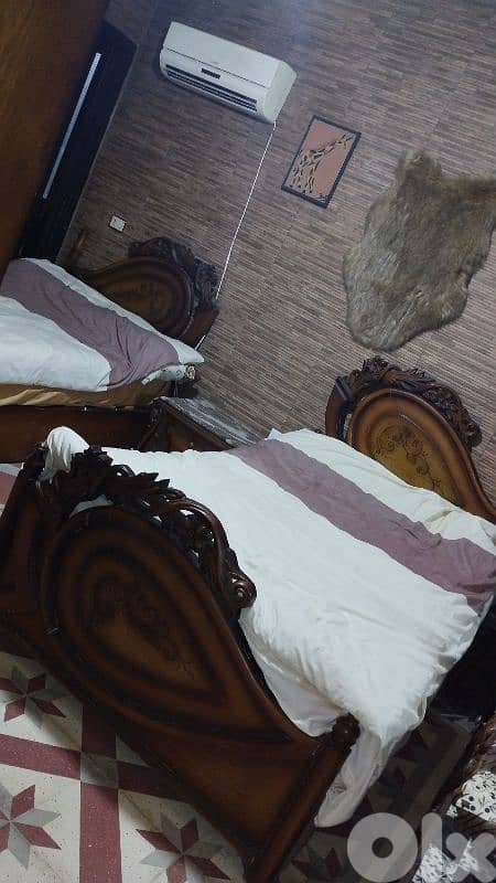 غرفة نوم تختين 5