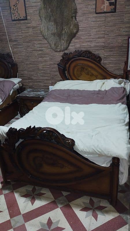 غرفة نوم تختين 6