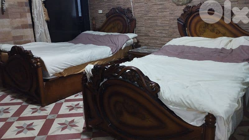 غرفة نوم تختين 7