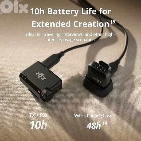 DJI Mic Mini Compact Wireless Microphone System for Camera 3