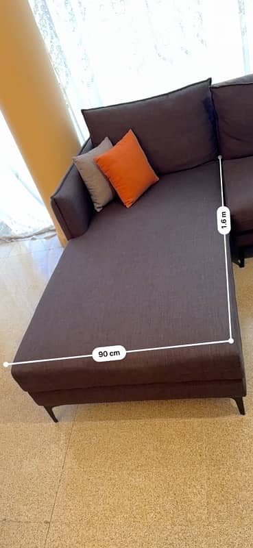 Corner sofa and coffee table 1