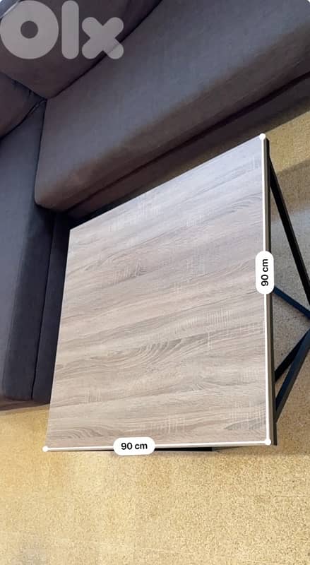 Corner sofa and coffee table 2