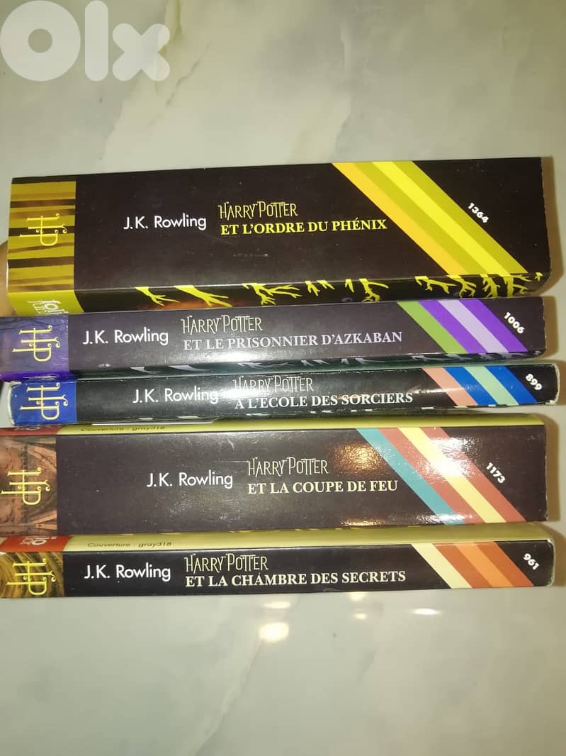 Harry Potter 5 books French 2