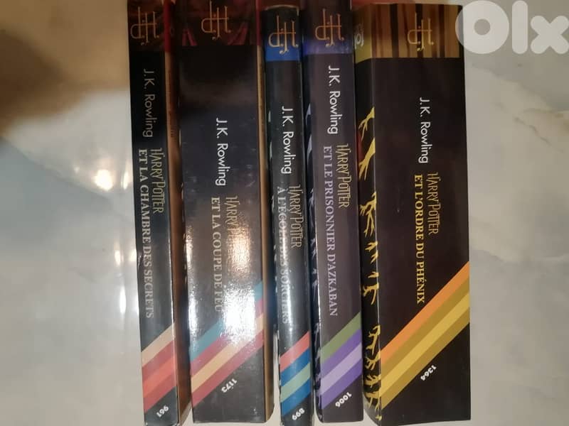 Harry Potter 5 books French 3