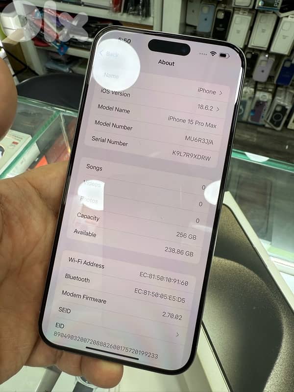 15 pro max 256g like new never repair still water resistan 2