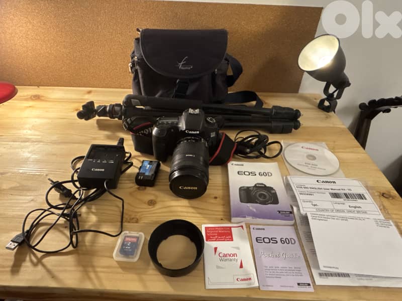Canon EOS 60D + 18–135mm IS Lens | Full Kit | Excellent Condition 1