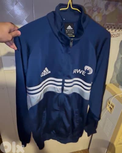 Vintage Adidas RWE Track Top - Blue - Size M