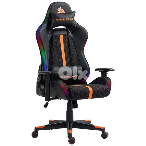 Gaming Chair with RGB led light and BLUETOOTHA speakers 1