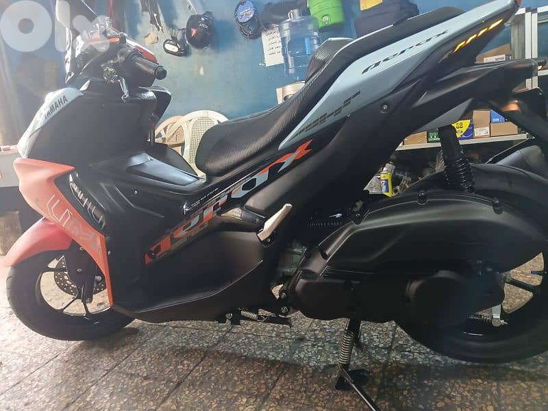 Aerox 155cc model 2024 sik be3 fade , mft7een  mashiye bs 2000km 3