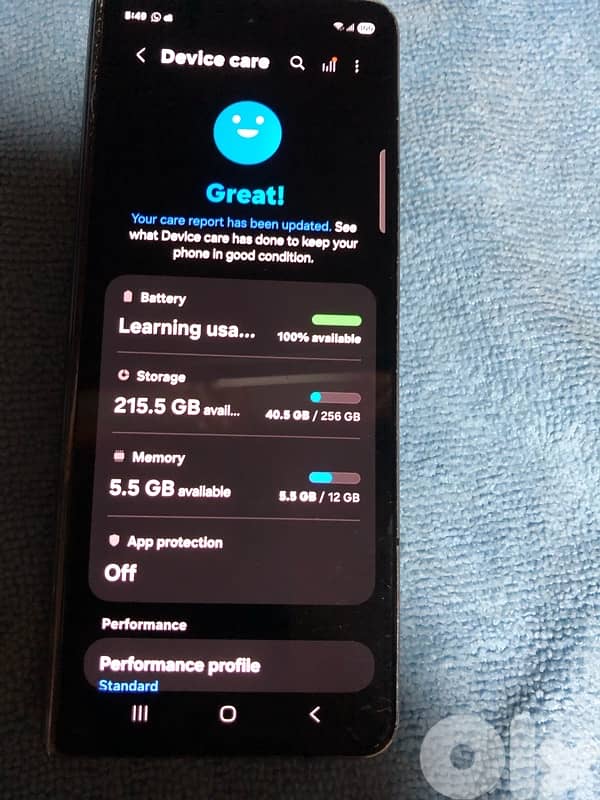 تلفون للبيع سامسونج   نضيف 1