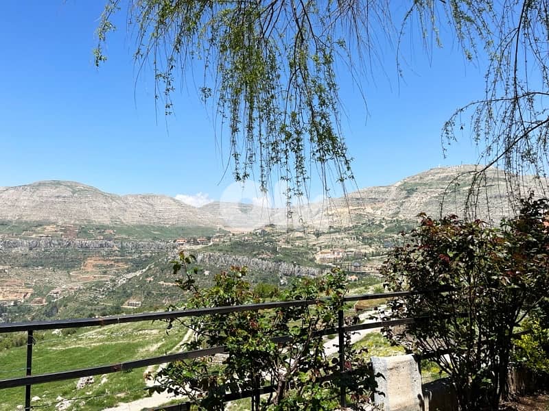 Faqra 120sqm Duplex Chalet + 120spm Garden | 3BR, Chimney, Scenic View 7