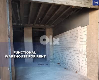 Spacious Warehouse for Rent – 4m Height -Mansourieh  REF#PH130586