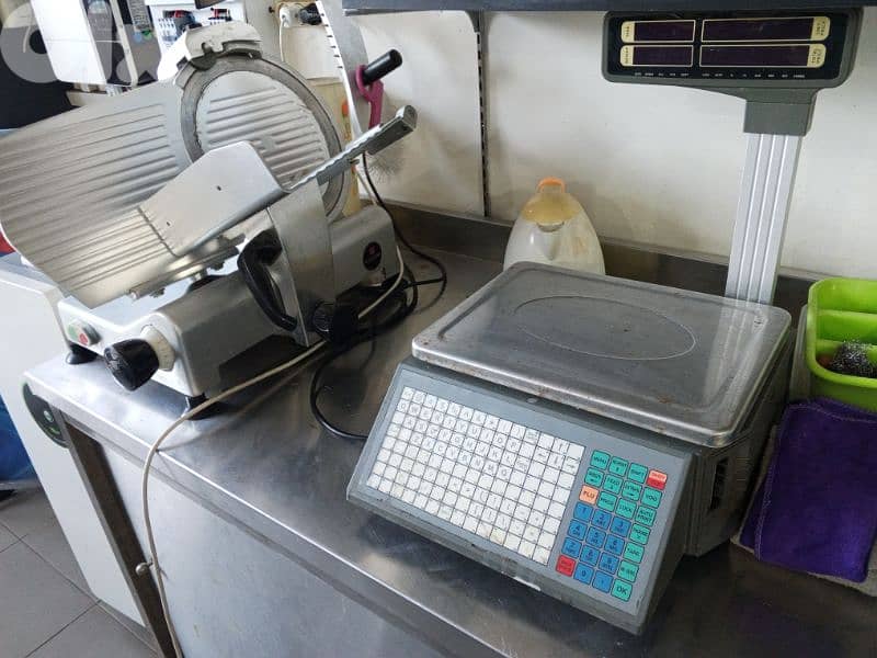 فرن كهرباء+ خمارا + ميزان + ماكينة قطاعا 3