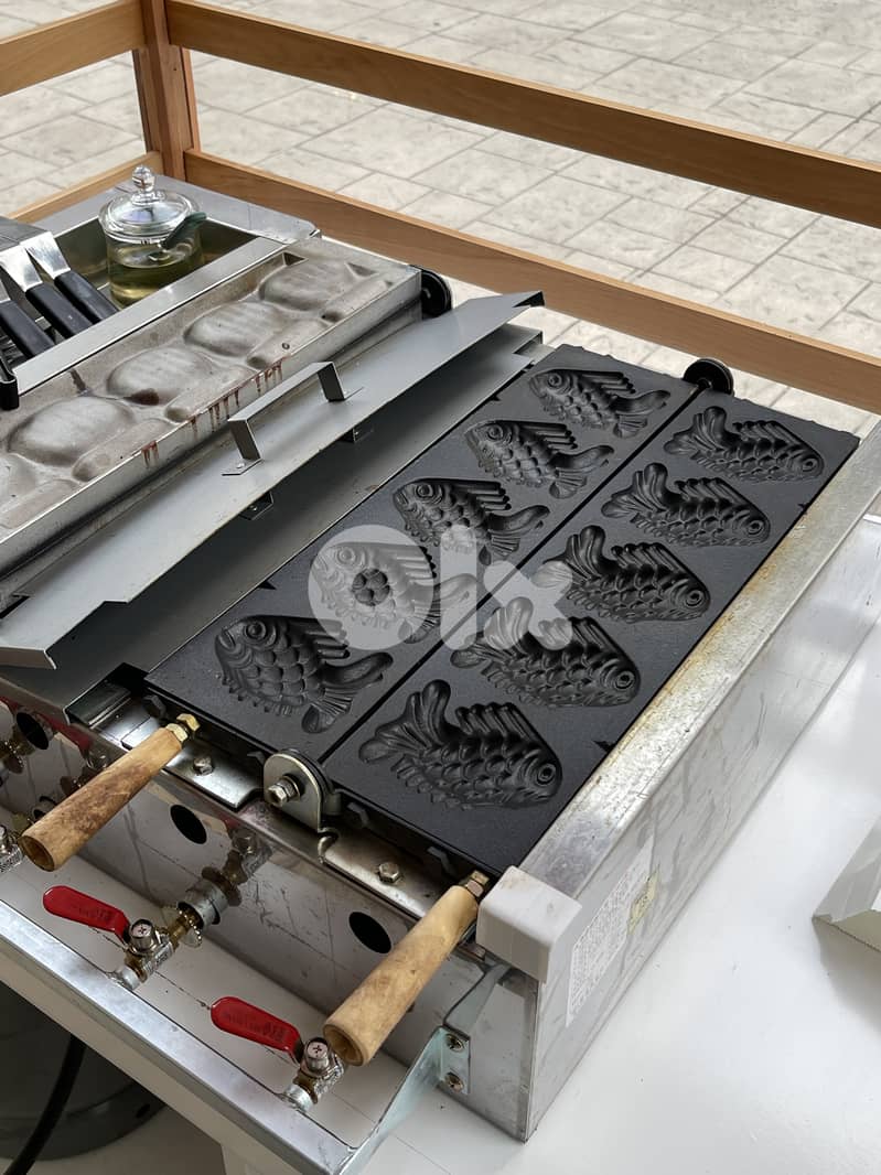 korean style fish bread gas oven with kiosk 1