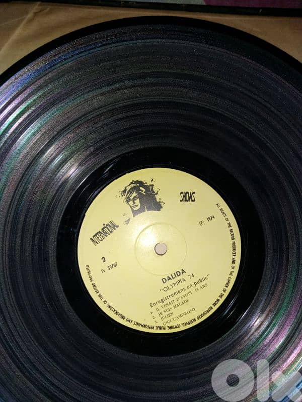 dalida Olympia 74 - 33 rpm gatefold 2