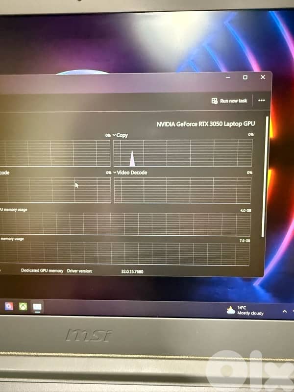 MSI Thin 15 Gaming Laptop – i5 13th Gen - RTX 3050 - 144Hz 3