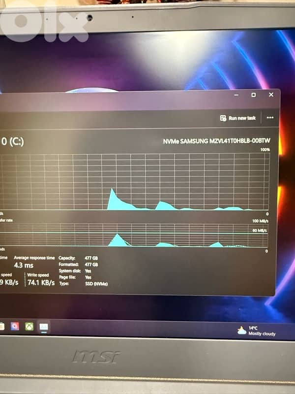 MSI Thin 15 Gaming Laptop – i5 13th Gen - RTX 3050 - 144Hz 6