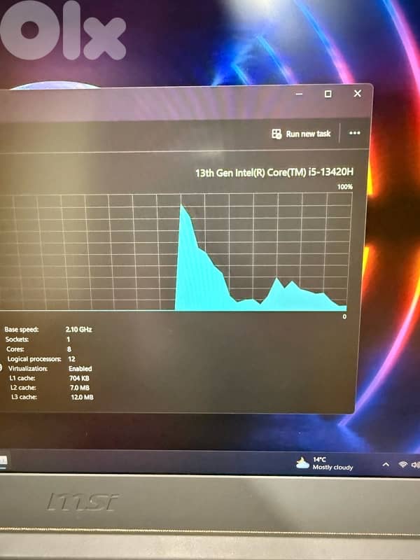 MSI Thin 15 Gaming Laptop – i5 13th Gen - RTX 3050 - 144Hz 9