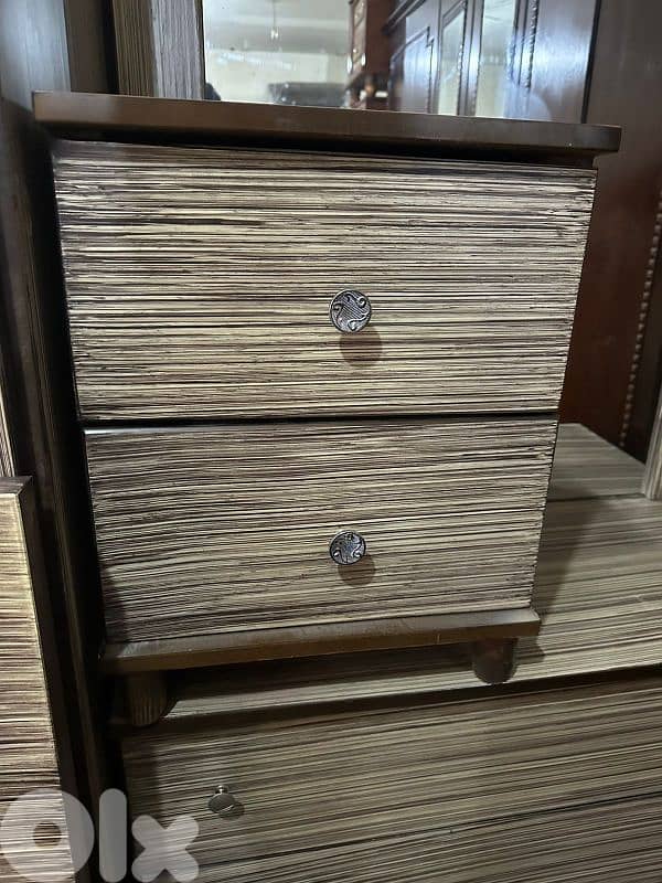 اوضة نوم تختين مفرد ونص 120 سم مع فرشات اتنين شبه جديدة 6