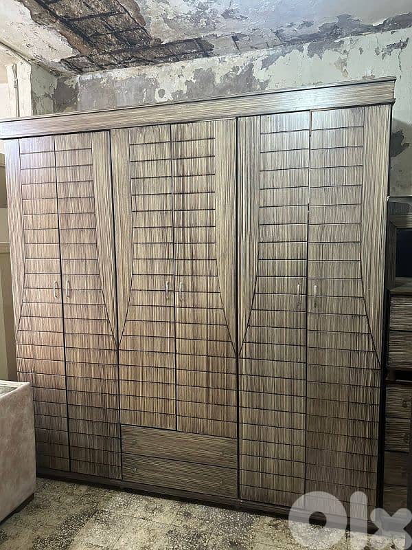 اوضة نوم تختين مفرد ونص 120 سم مع فرشات اتنين شبه جديدة 7