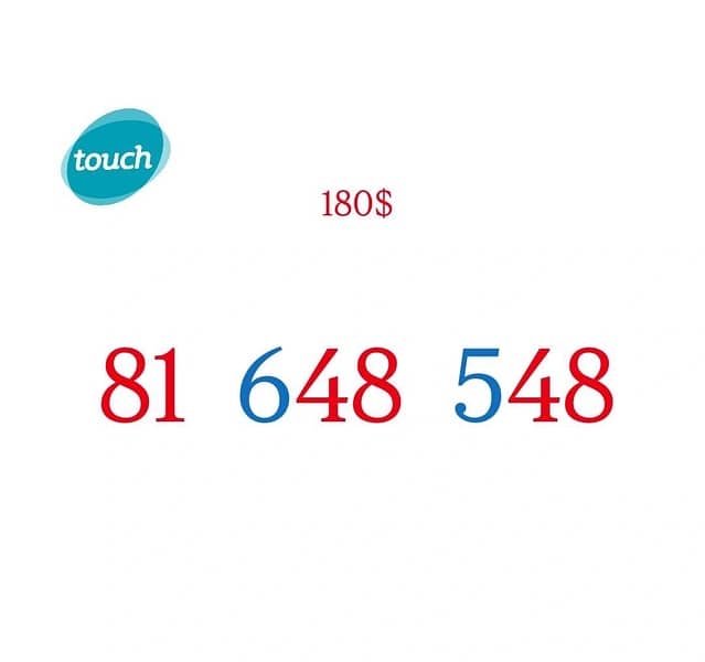 Touch Recharge numbers we deliver all leb 1
