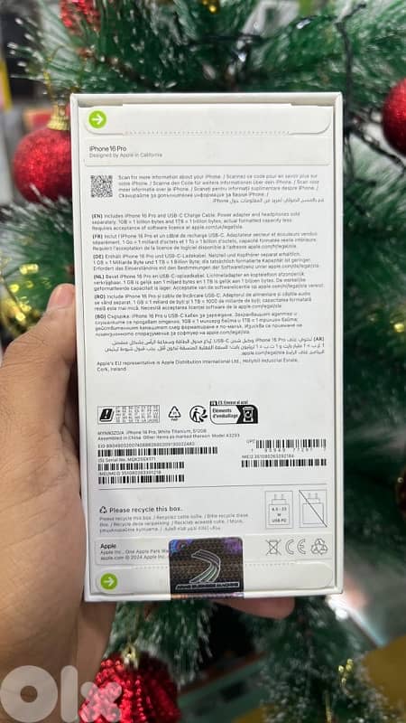 iphone 16 pro  512g new non active 2 years warranty 1