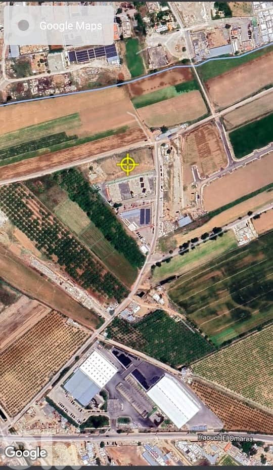 haouch el omara industrial land 3700 sqm zone G near highway Ref#5746 2