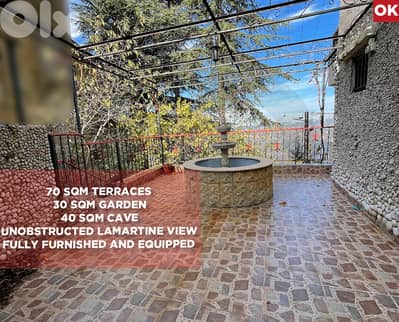 Unobstructed  View, terrace, garden, Bhamdoun - Qobbeih REF#OK130618