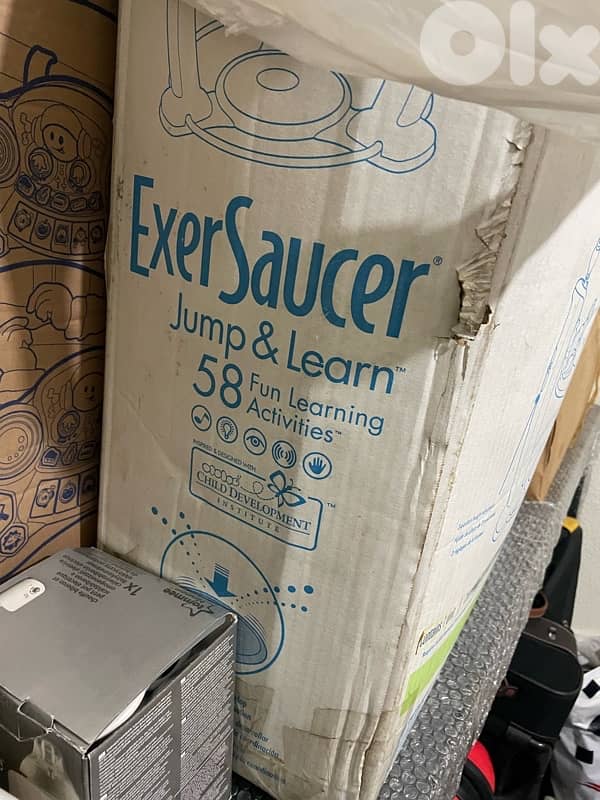 Evenflo Exersaucer Safari Friends Jumper / 58 activities 1