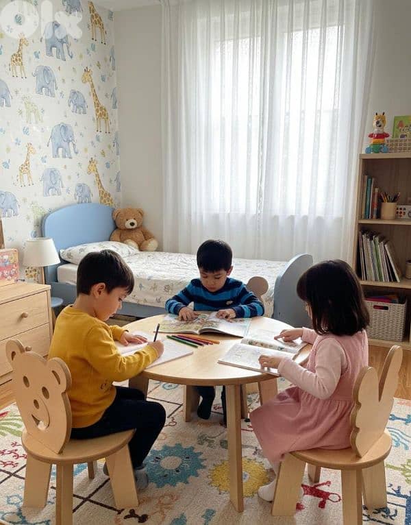 طاولة و 5 كراسي 2