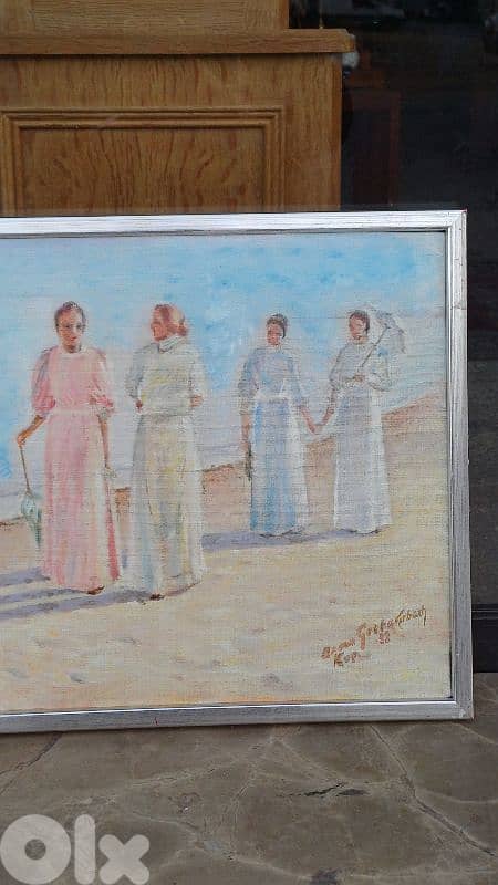 لوحة رسم زيتي 4