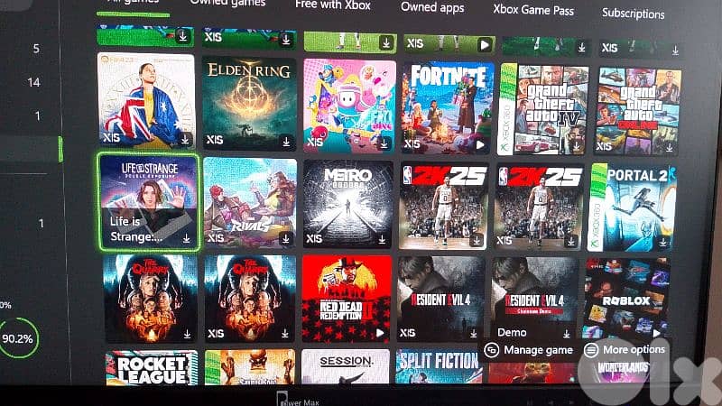 xbox series s with one controler and 40 games (bought not game pass) 3