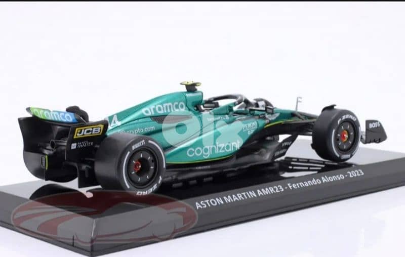 F. Alonso Aston Martin AMR 23 (F1 2023) diecast car model 1;24 3