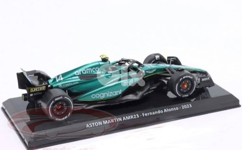 F. Alonso Aston Martin AMR 23 (F1 2023) diecast car model 1;24 4