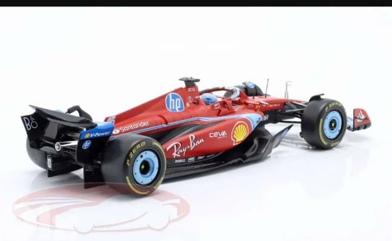 C. Leclerc  Ferrari SF,-24 (GP Miami 2024) diecast car model 1;18 3