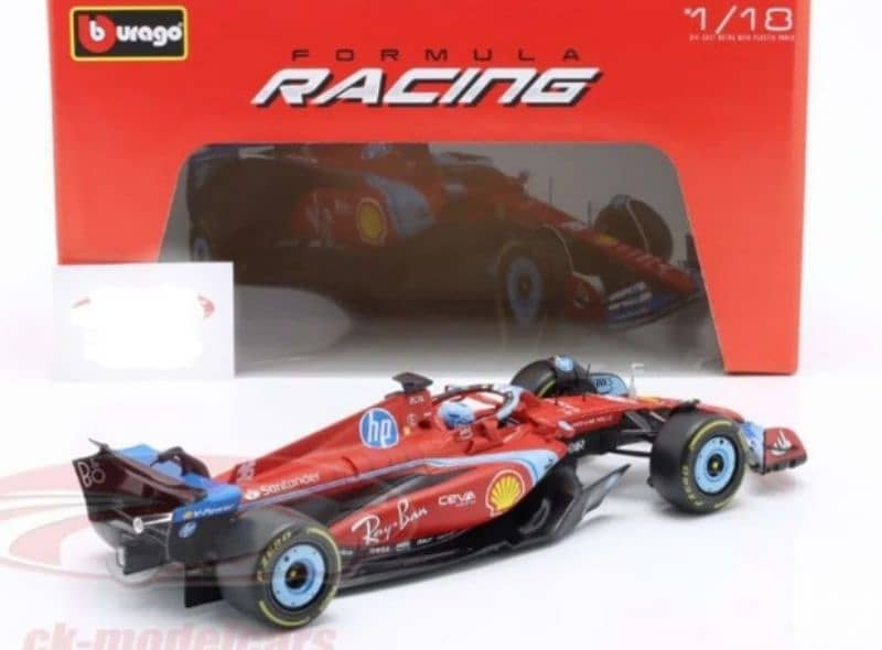 C. Leclerc  Ferrari SF,-24 (GP Miami 2024) diecast car model 1;18 4