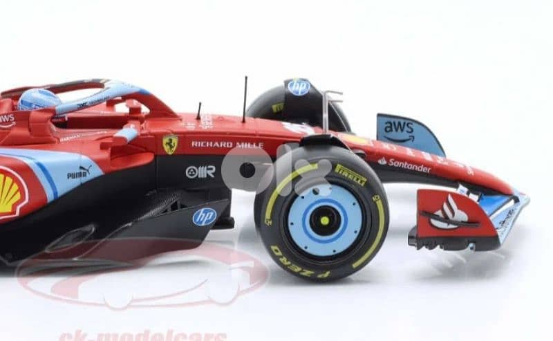 C. Leclerc  Ferrari SF,-24 (GP Miami 2024) diecast car model 1;18 8