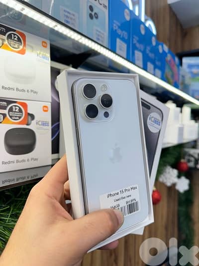iPhone 15 Pro Max 256 GB BH: 89% like a new super clean