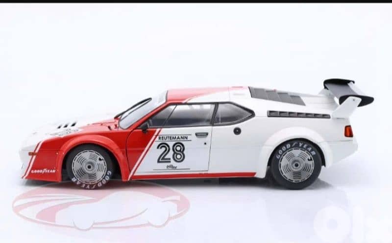 BMW M1 Pro car series 1980 (C. Reutemann) diecast car model 1;18 2